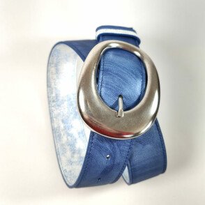 Boucle Carnac argent patiné